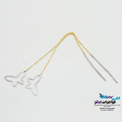 Gold Earring - Butterfly Design-SE0195